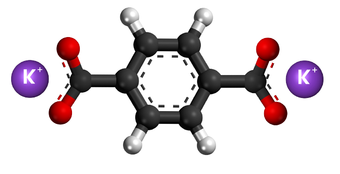 Dosiero:Potassium terephthalate 3D.png