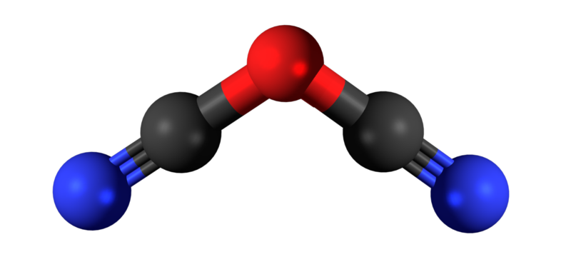 Dosiero:Cyanic anhydride 3D.png