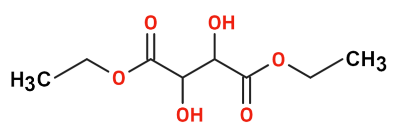 Dosiero:Diethyl tartrate 2D.png