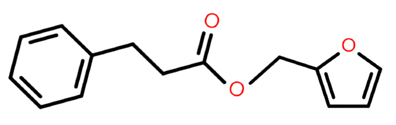 Dosiero:Furfuryl phenylpropanoate2D.png