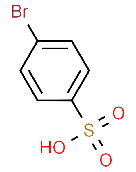 Dosiero:4-Bromobenzene sulfonic acid 2D.png
