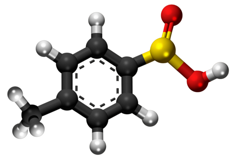 Dosiero:Toluene p-sulfinic acid 3D.png