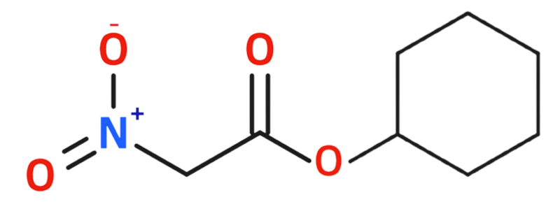 Dosiero:Cyclohexyl nitroacetate 2D.png