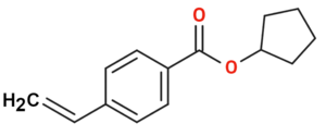 Ciklopentila 4-vinilbenzoato