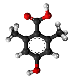 4-Hidrokso-2,6-dumetilbenzoata acido