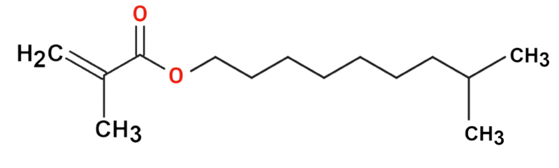 Dosiero:Isodecyl methacrylate 2D.png