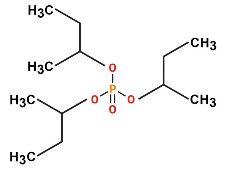 Dosiero:Tri-2-butyl phosphate 2D.png