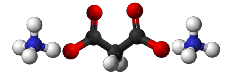 Dosiero:Ammonium malonate3D.png