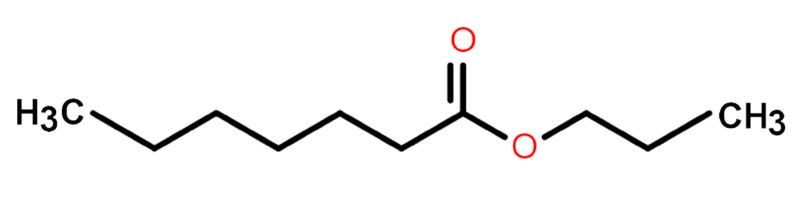 Dosiero:Propyl heptanoate.png