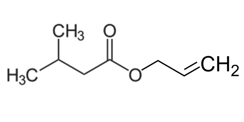 Dosiero:Allyl isovalerate.png