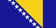 Flago de Bosnio kaj Hercegovino
