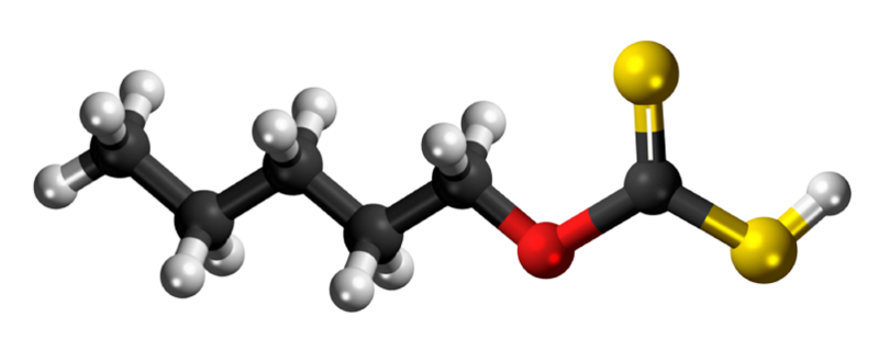 Dosiero:Amylxanthic acid 3D.png