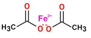 Fera (II) acetato