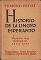 Historio de la lingvo Esperanto 1887-1900. E.Privat. 1923
