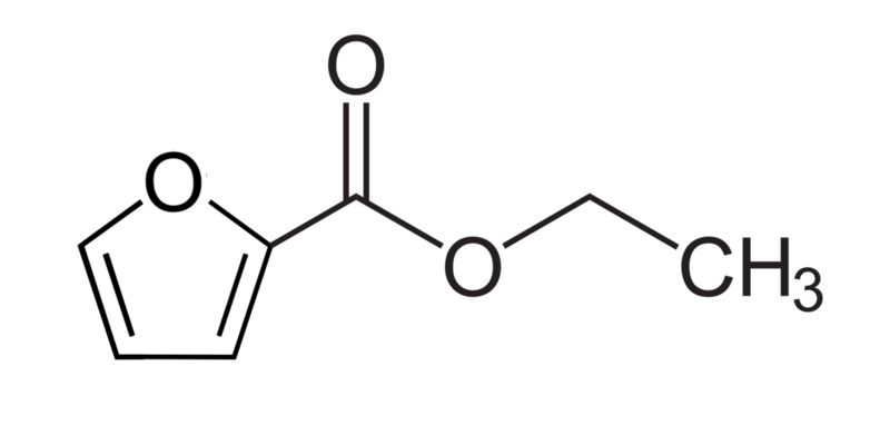 Dosiero:Ethyl 2-furoate2D.png