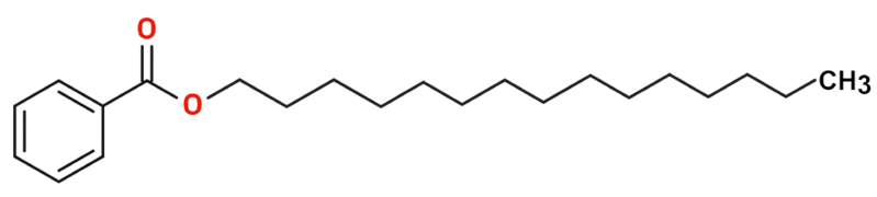 Dosiero:Pentadecyl benzoate 2D.png