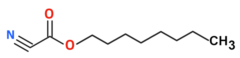 Dosiero:Octyl cyanoacetate 2D.png