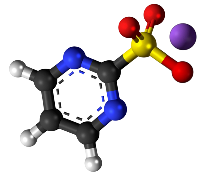 Dosiero:Sodium pirimidine-2-sulfonate 3D.png