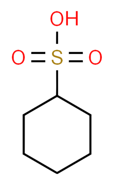 Dosiero:Cyclohexane sulfonic acid 2D.png