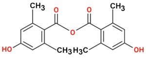 4-Hidrokso-2,6-dumetilbenzoata anhidrido