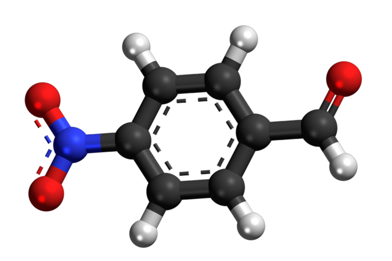 Dosiero:Nitrobenzaldehyde para 3D.png