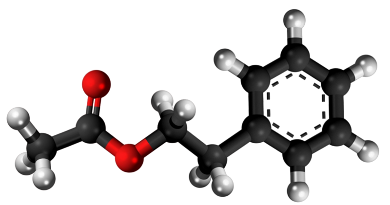 Dosiero:Phenethyl acetate 3D.png