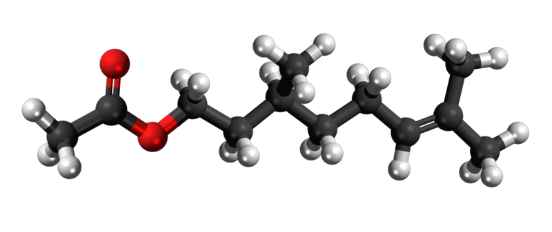 Dosiero:Citronellyl acetate3D.png