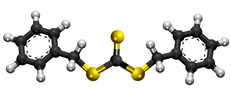 Dosiero:Benzyl trithiocarbonate 3D.png