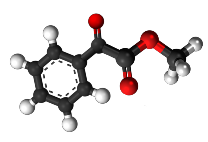 Dosiero:Merthyl phenylglyoxylate3D.png