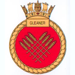 پرونده:HMSML Gleaner crest.jpg