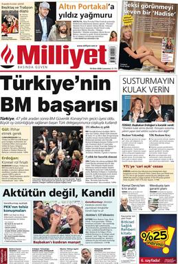 پرونده:Milliyet Front Page.jpg