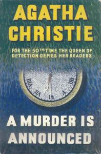 A Murder is Announced First Edition Cover 1950.jpg