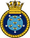 HMS Manchester badge