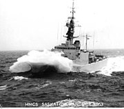 HMCS Saskatchewan in 1963