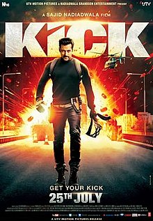 Kick (2014 film) Official release poster.jpg