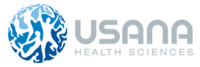 A "USANA Health Sciences" in a gray font, USANA's current corporate logo.