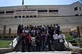 اعضای انجمن زبان‌شناسی ایران در سومین مدرسه تابستانی انجمن در دانشکده ادبیات دانشگاه بوعلی سینا، شهریور ۱۳۸۹