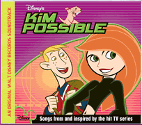 Soundtrack-albumin Kim Possible kansikuva