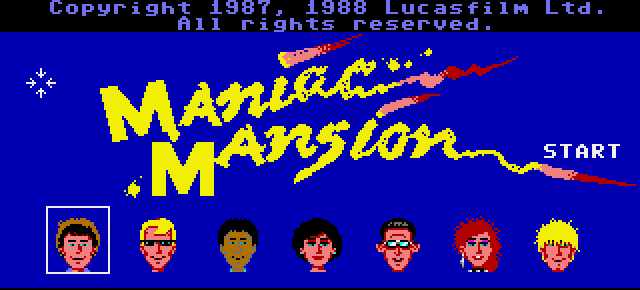 Tiedosto:Maniac Mansion Amigan alkuruutu.png