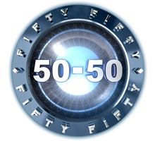 Fifty Fifty -ohjelman logo