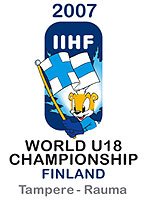 Jääkiekon alle 18-vuotiaiden maailmanmestaruuskilpailujen 2007 logo.jpg