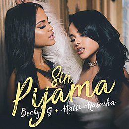 Singlen ”Sin Pijama” kansikuva