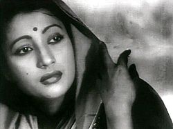 Suchitra Sen elokuvassa Devdas (1955)