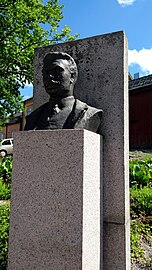 Albert Edelfeltin patsas, 1934, Porvoo.