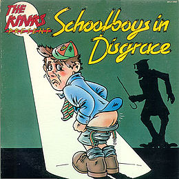 Studioalbumin Schoolboys in Disgrace kansikuva