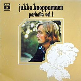 Kokoelmalevyn Jukka Kuoppamäen parhaita vol. 1 kansikuva