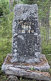 Pielaveden kahden ensimmäisen kirkon muistomerkki (1924) - Kirkkosaaren hautausmaa, Kirkkosaarentie 685 - Kirkkosaari - Pielavesi.jpg