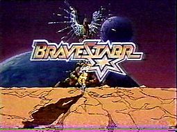 Bravestarr -animaatiosarjan alkulogo.