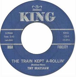 Singlen ”Train Kept A-Rollin’” kansikuva