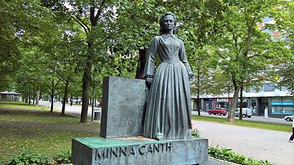 Minna Canthin muistomerkki, 1951, Tampere.